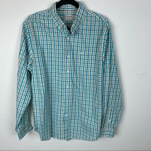 Dockers button up plaid shirt large